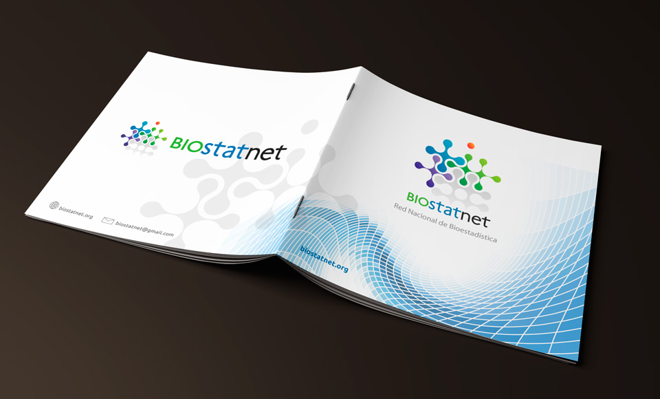 Biostatnet, Red Nacional de Biostadística - Diseño de folleto para Biostatnet