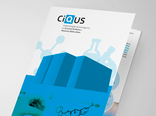 CIQUS. Universidad de Santiago de Compostela - Diseño de folleto CIQUS