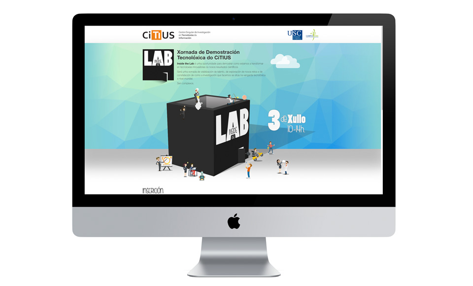 Citius. Universidad de Santiago de Compostela - Imagen del evento Inside the lab