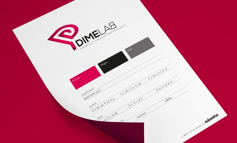 Cliente Dimelab - Diseño de la imagen de marca Dimelab